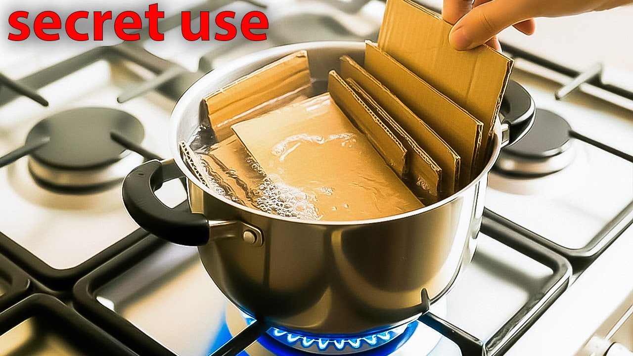 Не выбрасывайте картон! Сварите его и превратите мусор в настоящие деньги! | Creation Invention