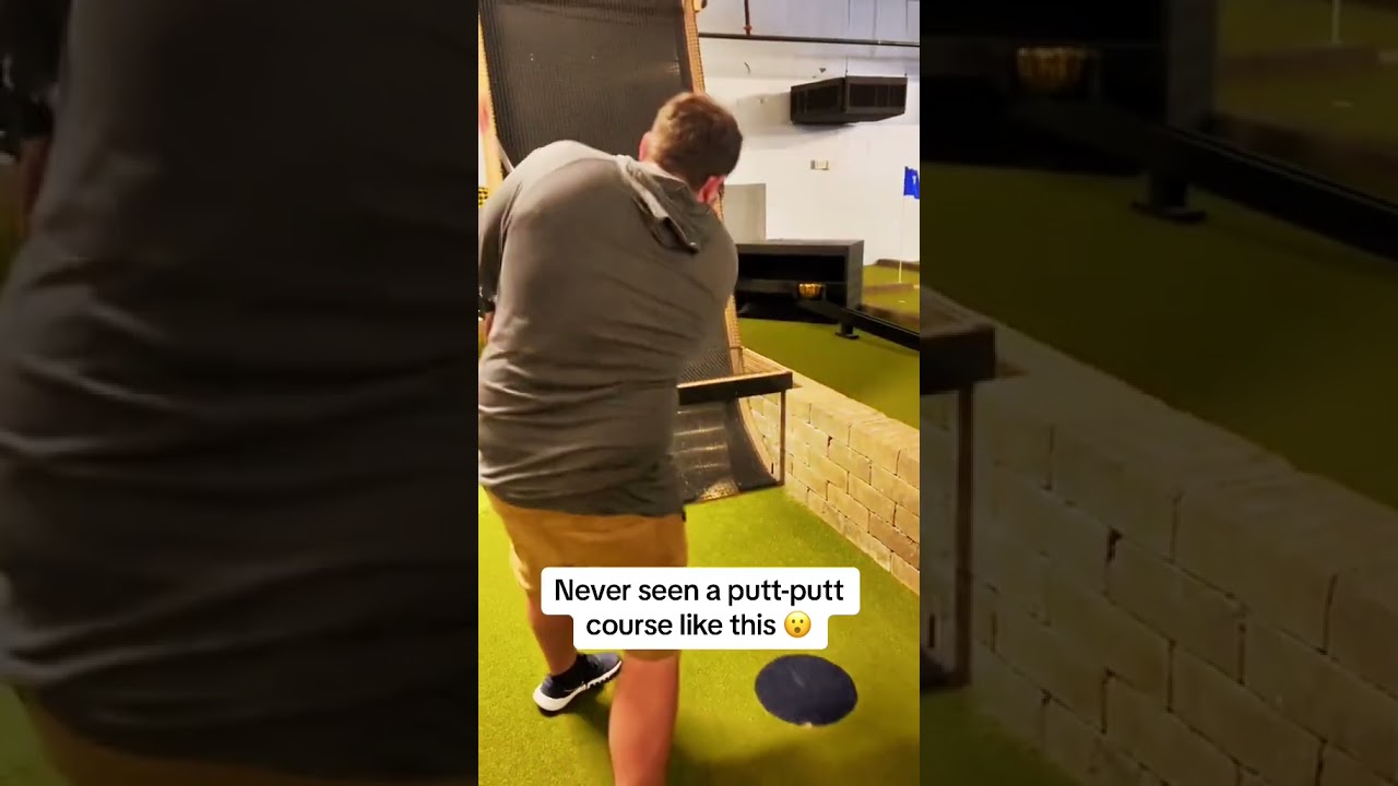 This putt-putt course is CHAOS 😂 (via&nbsp;@Sarah Towe/TT) #shorts