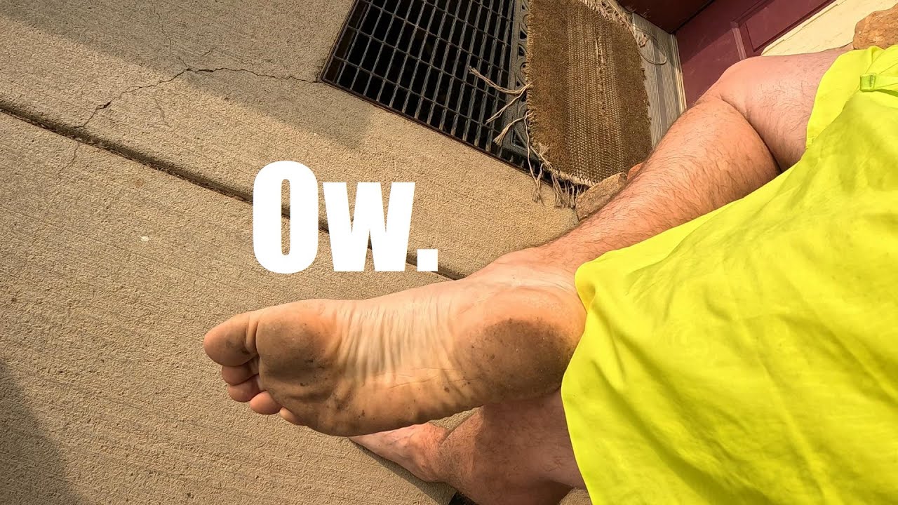 My First Barefoot Run
