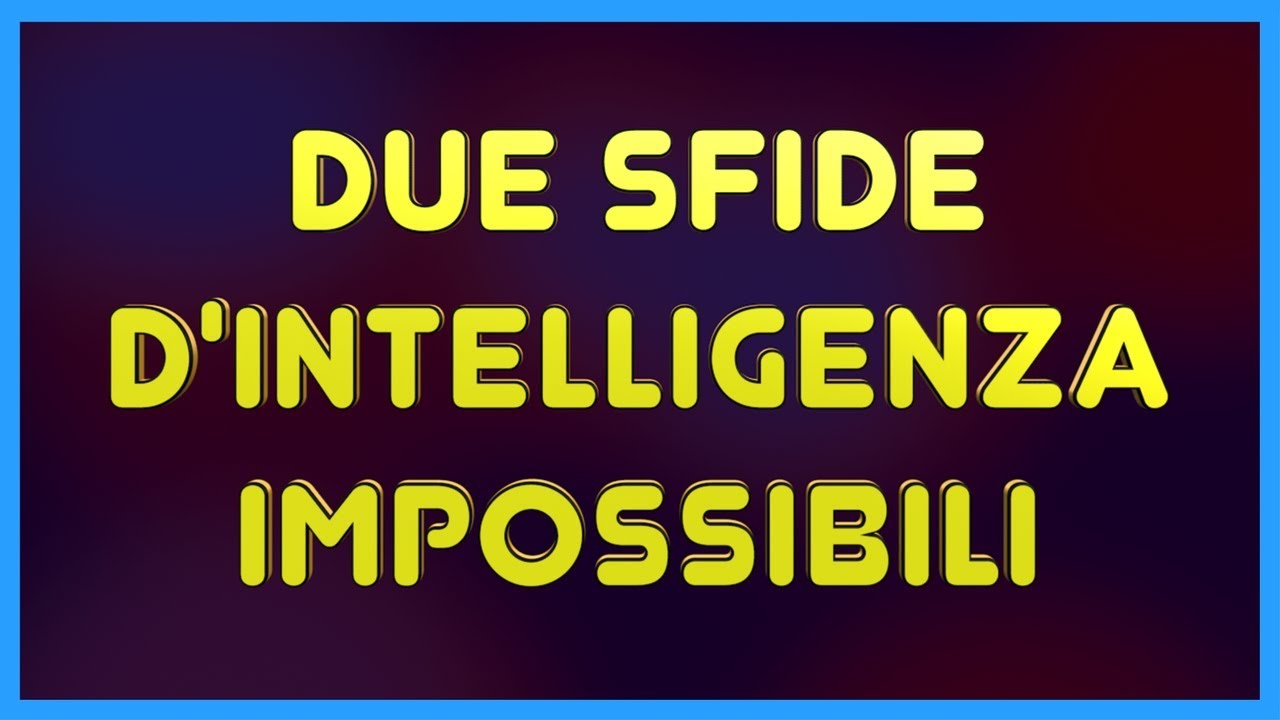 Test di Intelligenza che il 99,99% delle Persone NON Sa Risolvere ☠