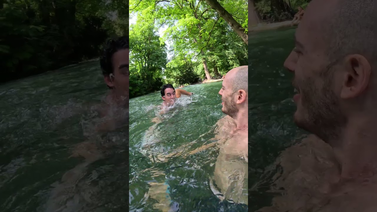 Swimming Eisbach in Munich Englischer Garten | INSIDE THE RIVER