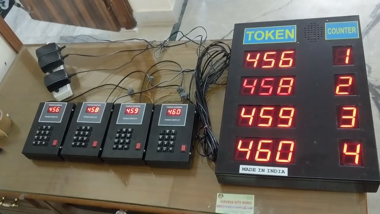 Multi Counter Token Calling Queue Management System