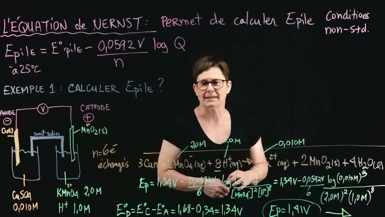 Exemples de piles dans des conditions non standard