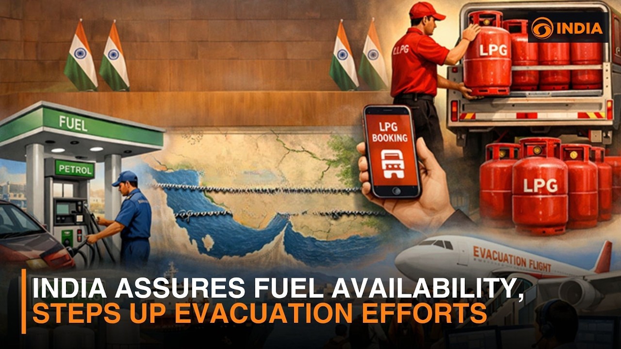 India Assures Fuel Availability, Steps Up Evacuation Efforts & more news | DD India Live