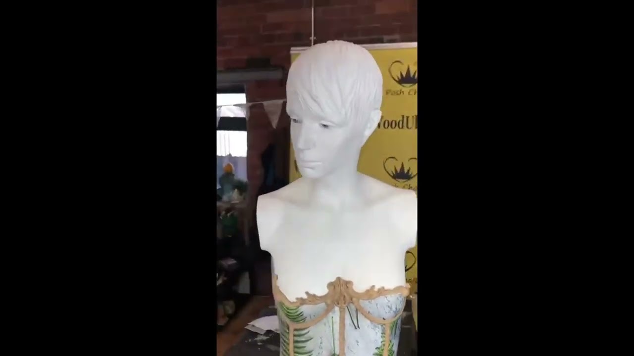 Mannequin Lamp Makeover