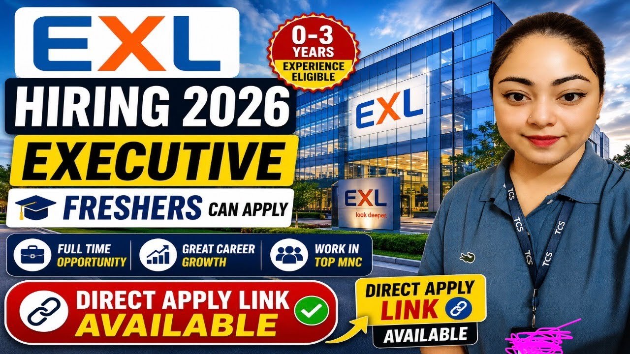 EXL Latest Hiring 2026 | Freshers Can Apply | Graduate Jobs | Direct Apply