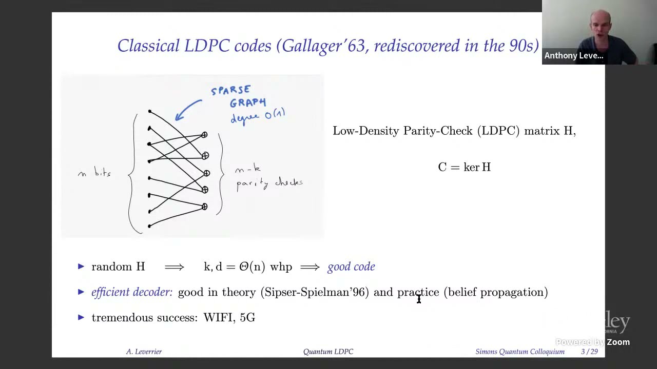 The Quantum LDPC Manifesto | Quantum Colloquium
