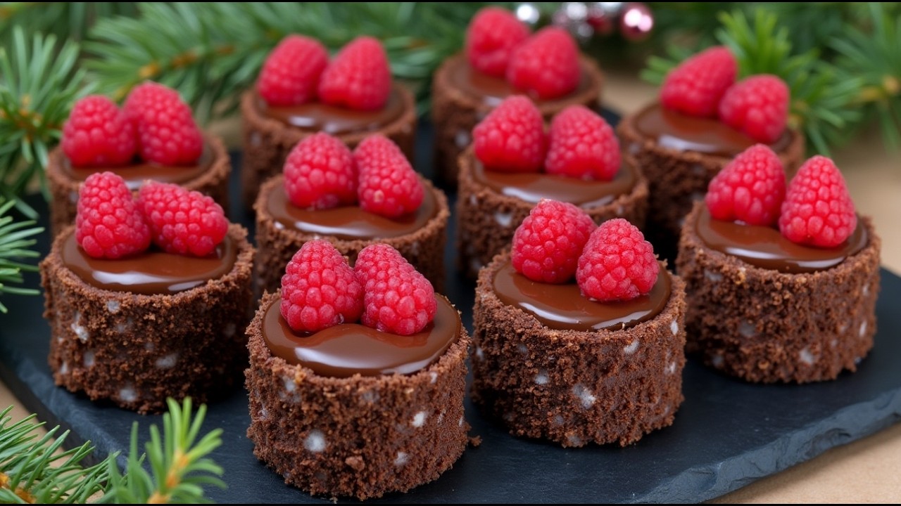 🎄🎂Самый вкусный десерт на Рождество! Десерт за 15 минут. Вкусный рецепт для всей семьи