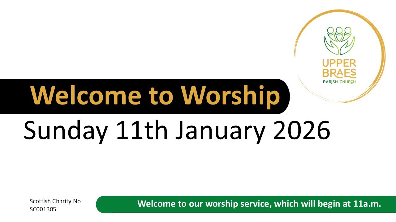 Worship, Sunday 11 January 2026