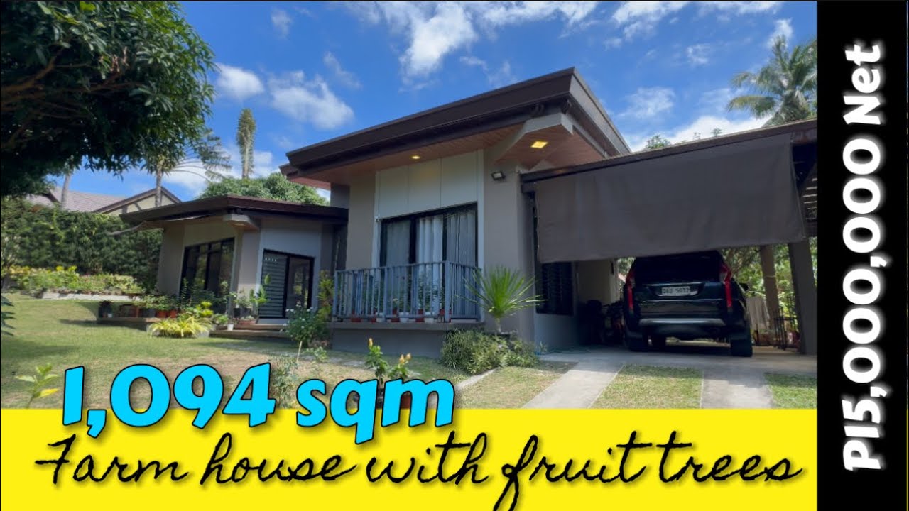 V385-A-24 SOLD! 1,094 sqm Leisure Farm House and Lot with Fruit Trees | Retirement Home, Rest House
