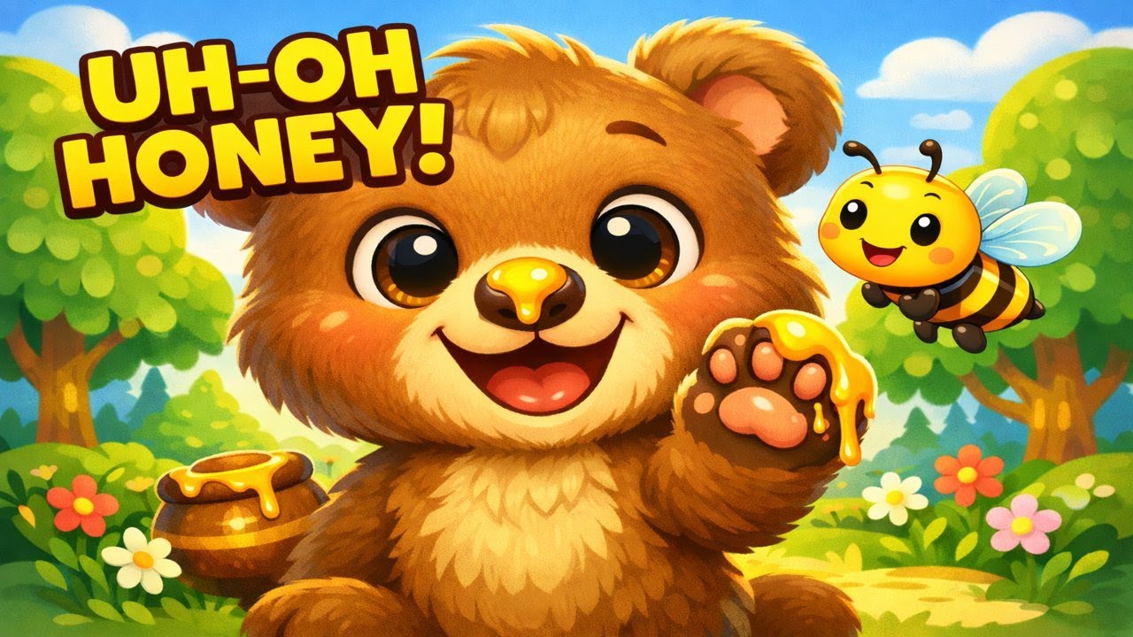 Uh-Oh Honey! 🍯| Funny Nursery Rhyme for Kids | Momomimi Fun