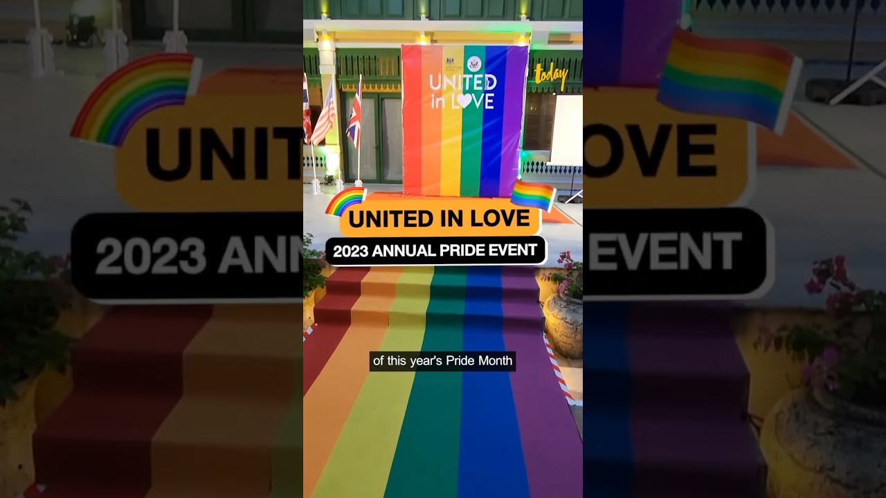 Celebrate the end of Pride Month in the United in Love annual pride event #pridemonth #Bangkoktoday