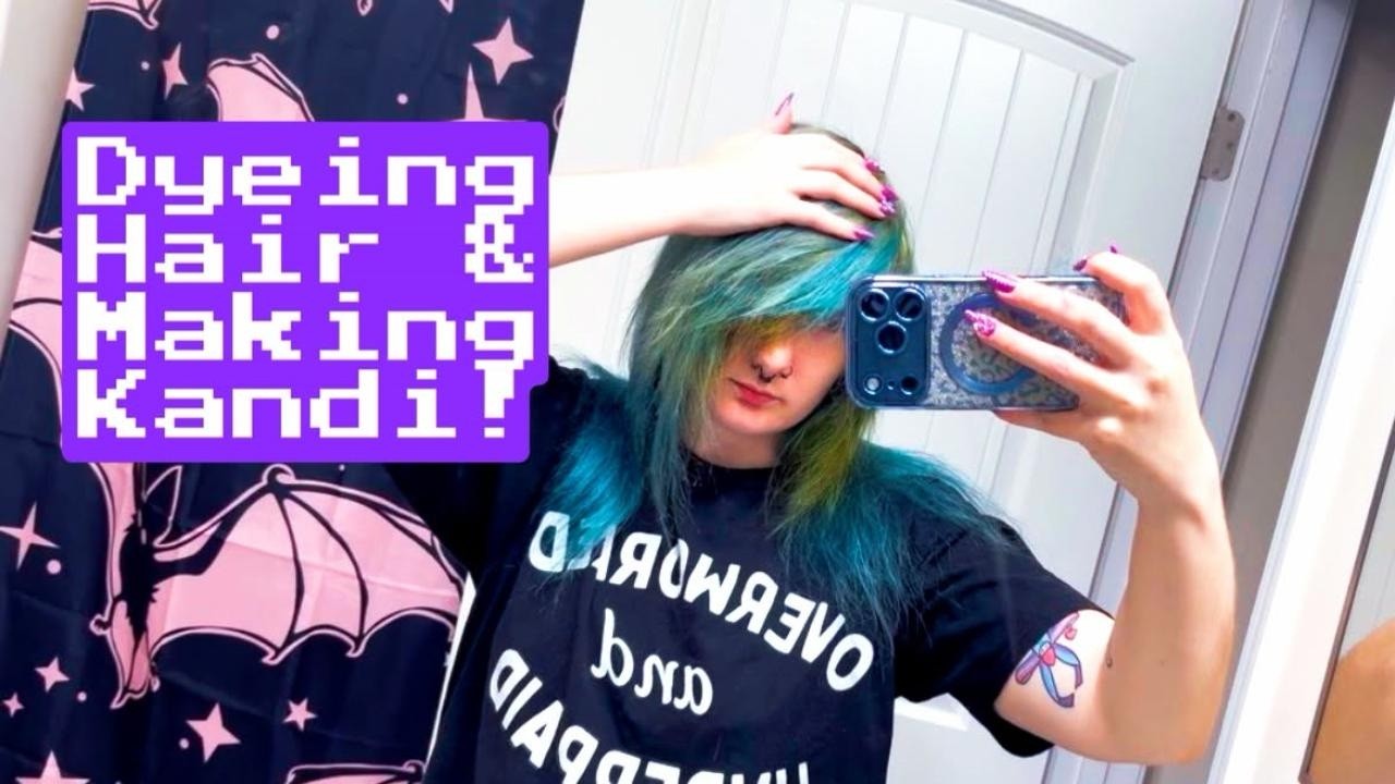 Окрашивание волос и изготовление бусин! | Еженедельный видеоблог 61