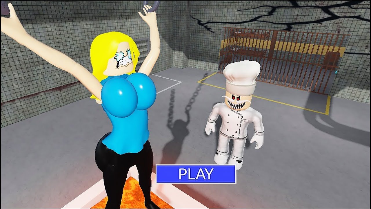 BARRY WOMAN NEEDS HELP in BARRY'S PRISON RUN! #roblox #obby