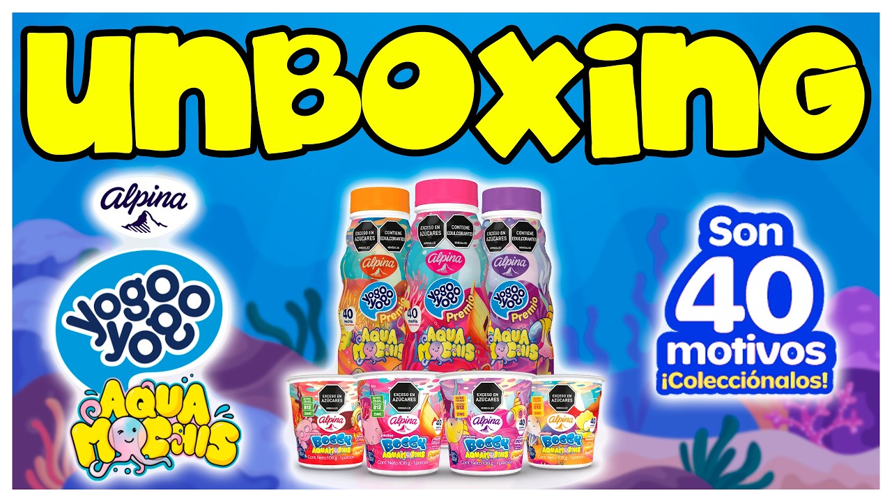 AQUA MOCHIS NUEVA COLECCI&Oacute;N DE YOGO PREMIO DE ALPINA | #AquaMochis #Alpina #YogoPremio #Mochis