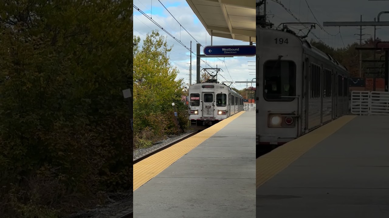 RTA Red Line Train at Little Italy-University Circle Rapid Station #rta #train #cleveland #ohio