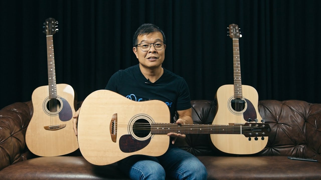 Você gosta de violão todo maciço? Veja esses modelos da Giannini