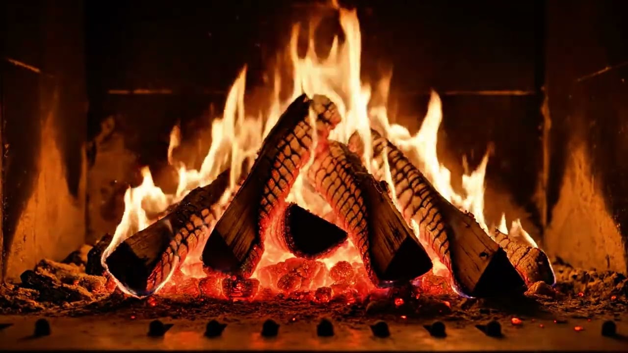 Gentle Fireplace Sounds | Mountain Hut | Inner Peace and Better Sleep | No Ads
