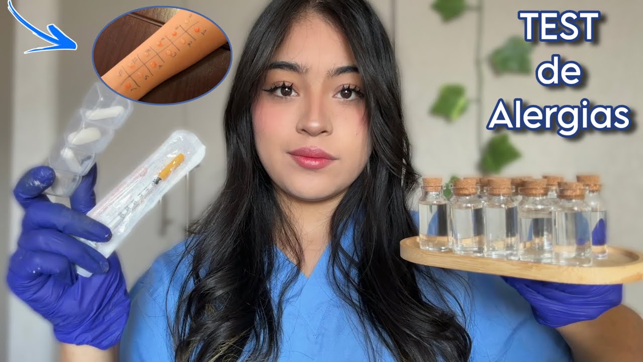 ASMR TEST de ALERGIAS realista 🦠😷 roleplay 