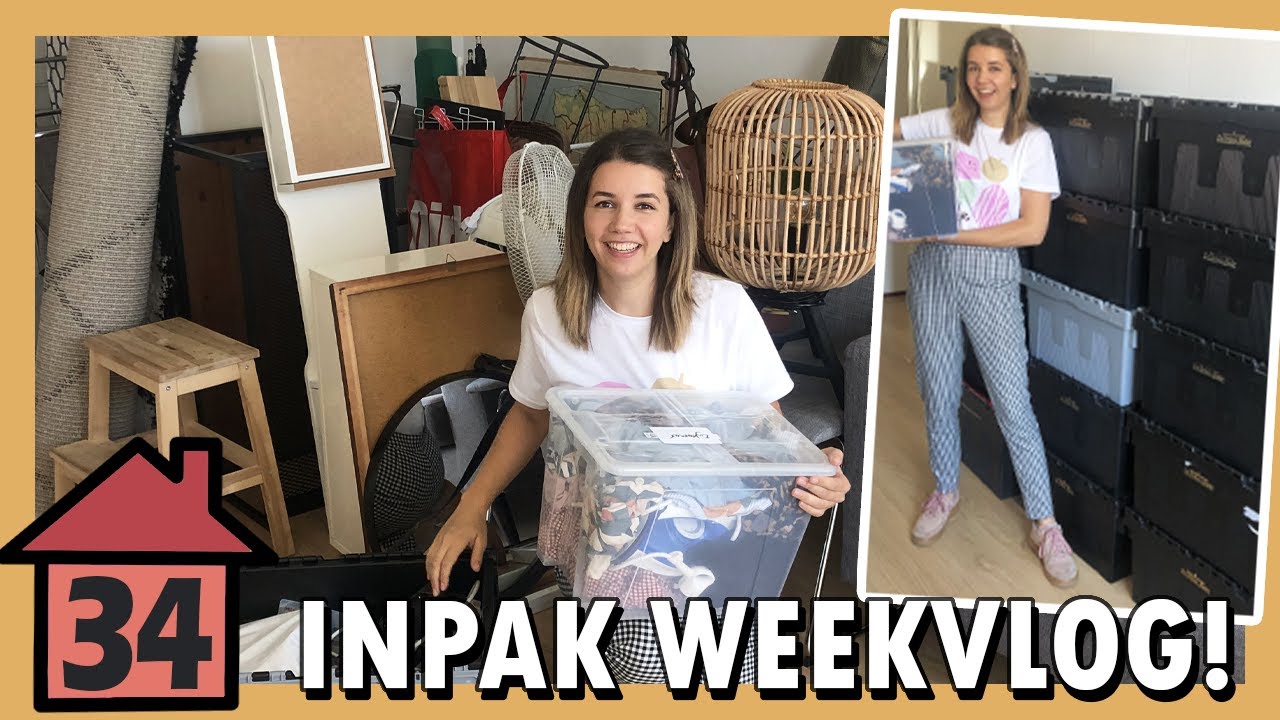 MEGA INPAKVLOG! ALLES INPAKKEN! 🏠 Verhuisvlog #34 | Boncolor 1204