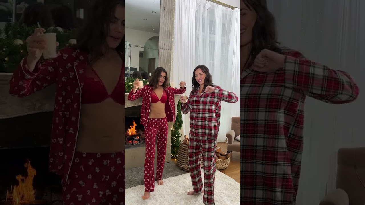 A backstage peek of our Holiday campaign. 