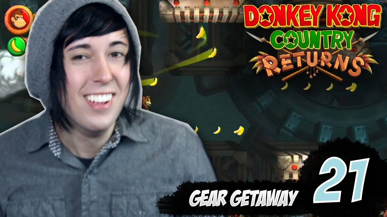 [21] Gear Getaway - Donkey Kong Country Returns [Despwns Live Commentary w/Facecam]