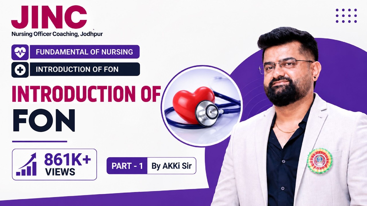 Fundamental Of Nursing Part-1  | NORCET