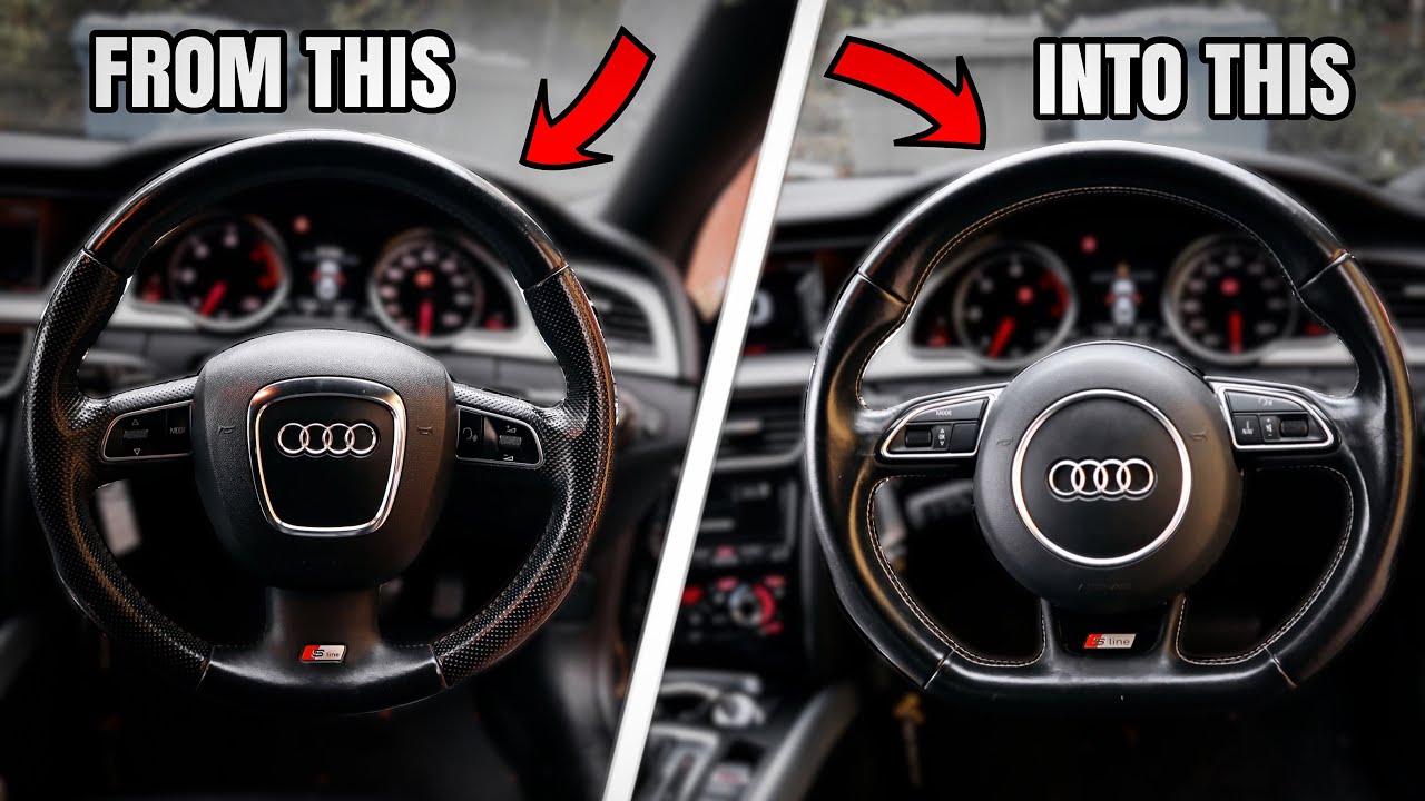 HOW TO UPGRADE THE STEERING WHEEL IN YOUR AUDI