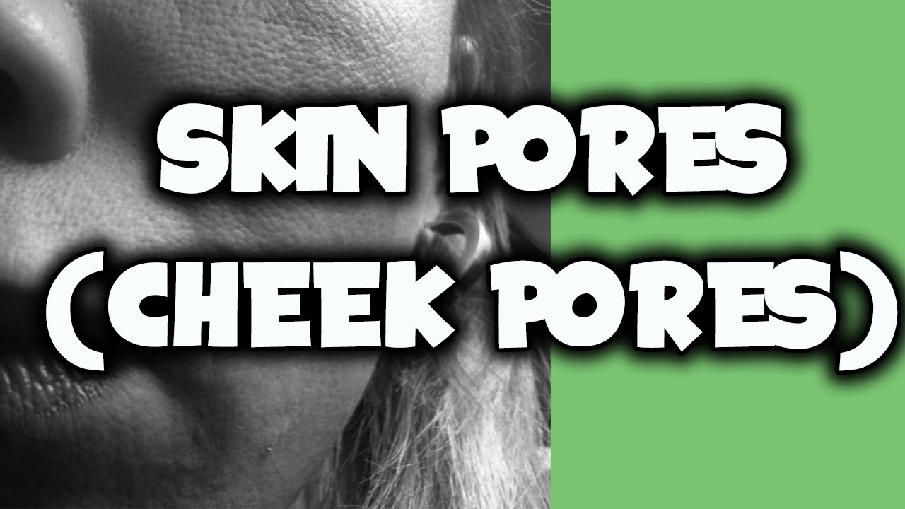 How To Draw Skin Pores | Cheek Pores