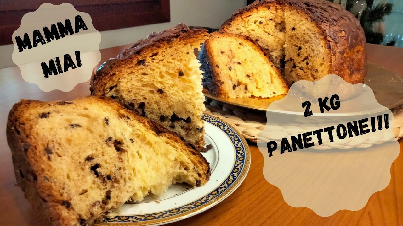 Klasszikus Csokis panettone ! 😍🍫🎅🏻🇮🇹 Panettone con goccie di cioccolato ! 😋🍫