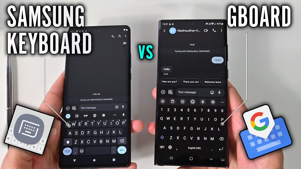 Samsung Keyboard против Gboard — лучшая клавиатура?