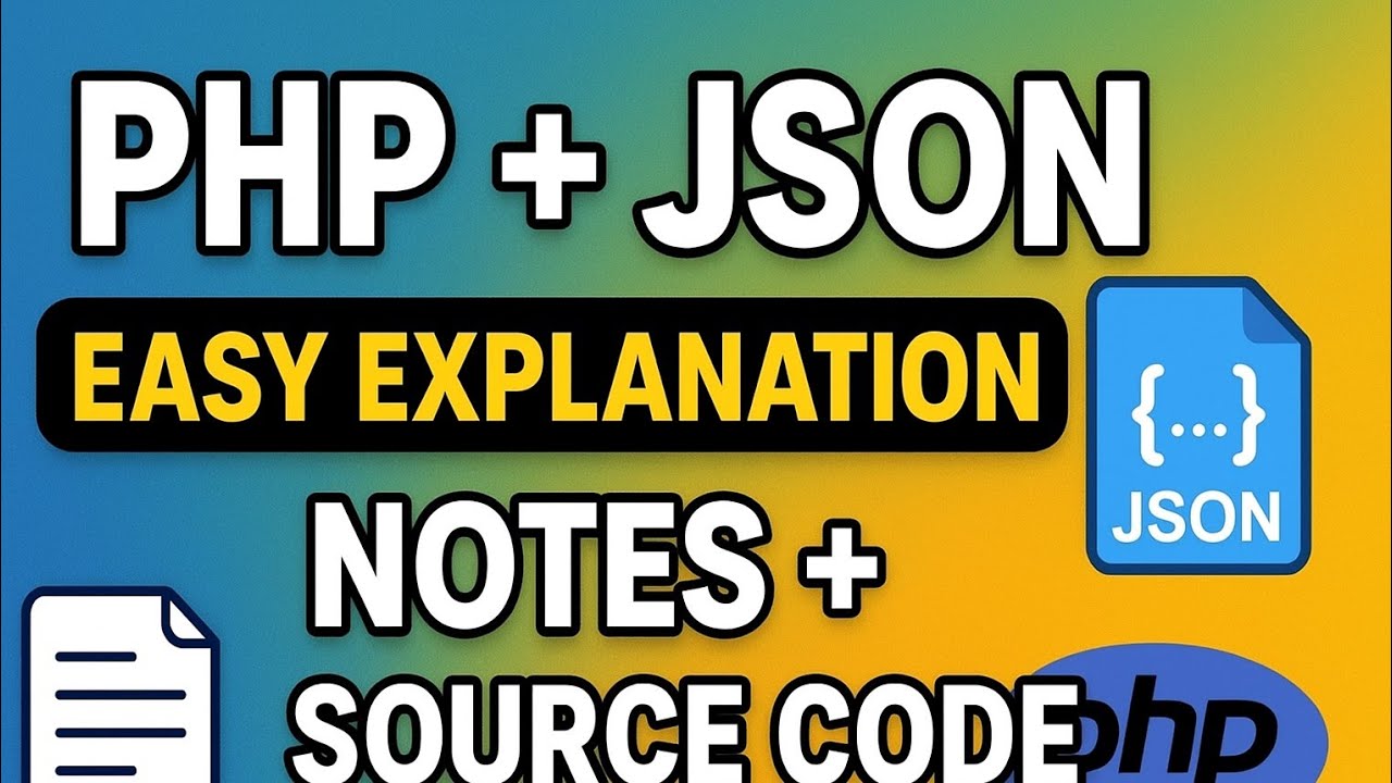 Day 36: PHP & JSON Explained | Convert Array to JSON | json_encode & json_decode Full Tutorial