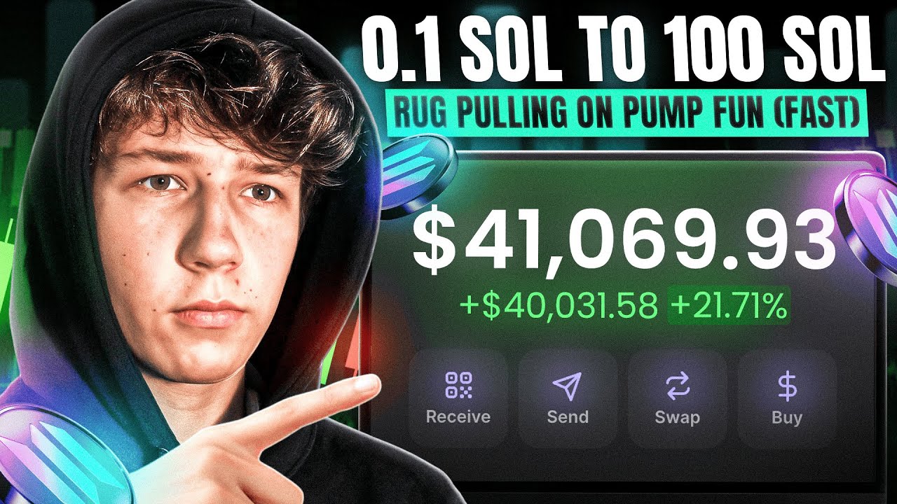 0.1 SOL to 100 SOL Rug Pulling PumpFun Memecoins (FAST)