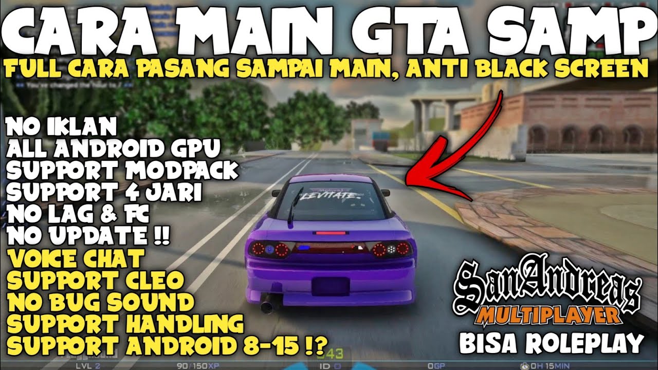 CARA MAIN GTA SAMP MABAR DI ANDROID TERBARU 2025🔥- BISA ROLEPLAY ‼️