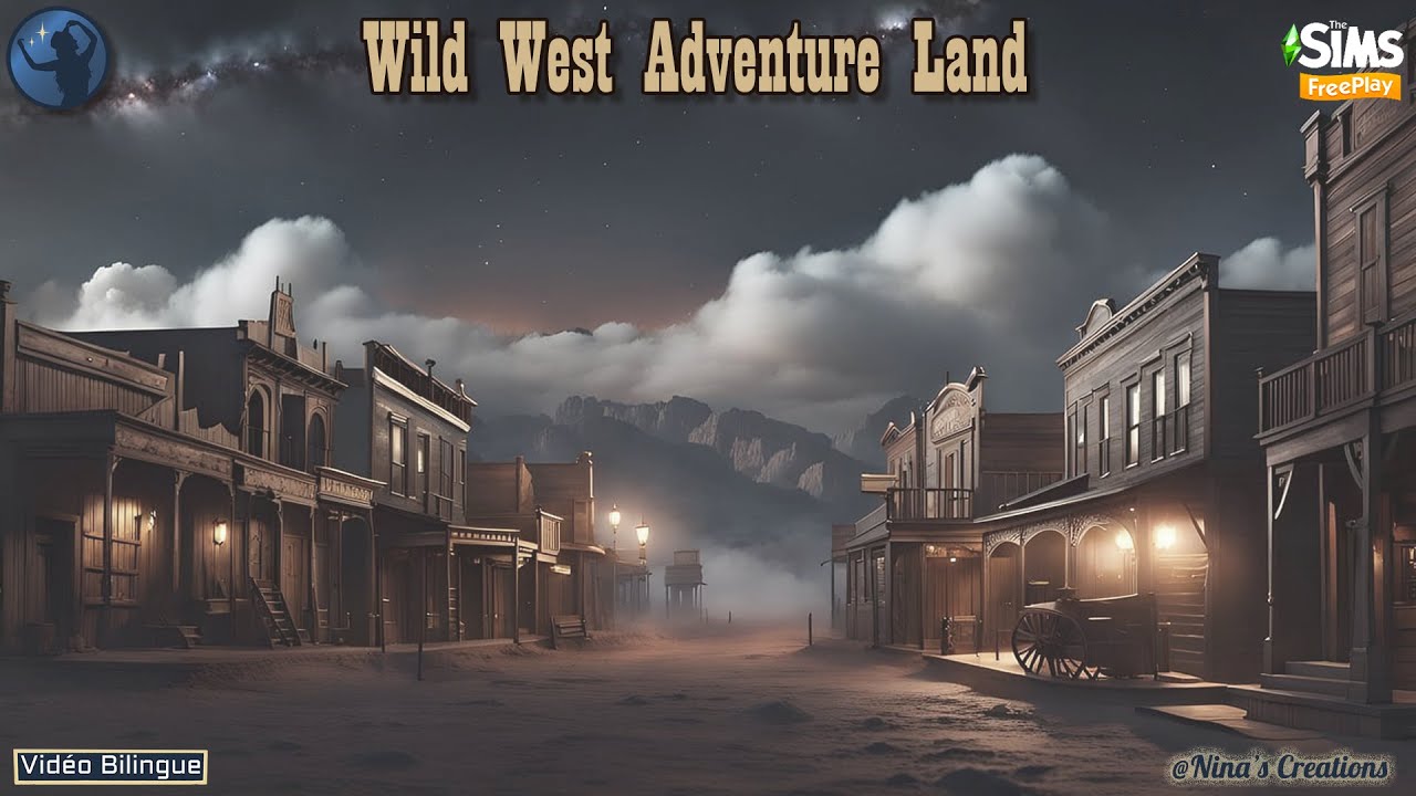 The Sims Freeplay - The Wild West Adventure Land | Tour, vlog & floor plans