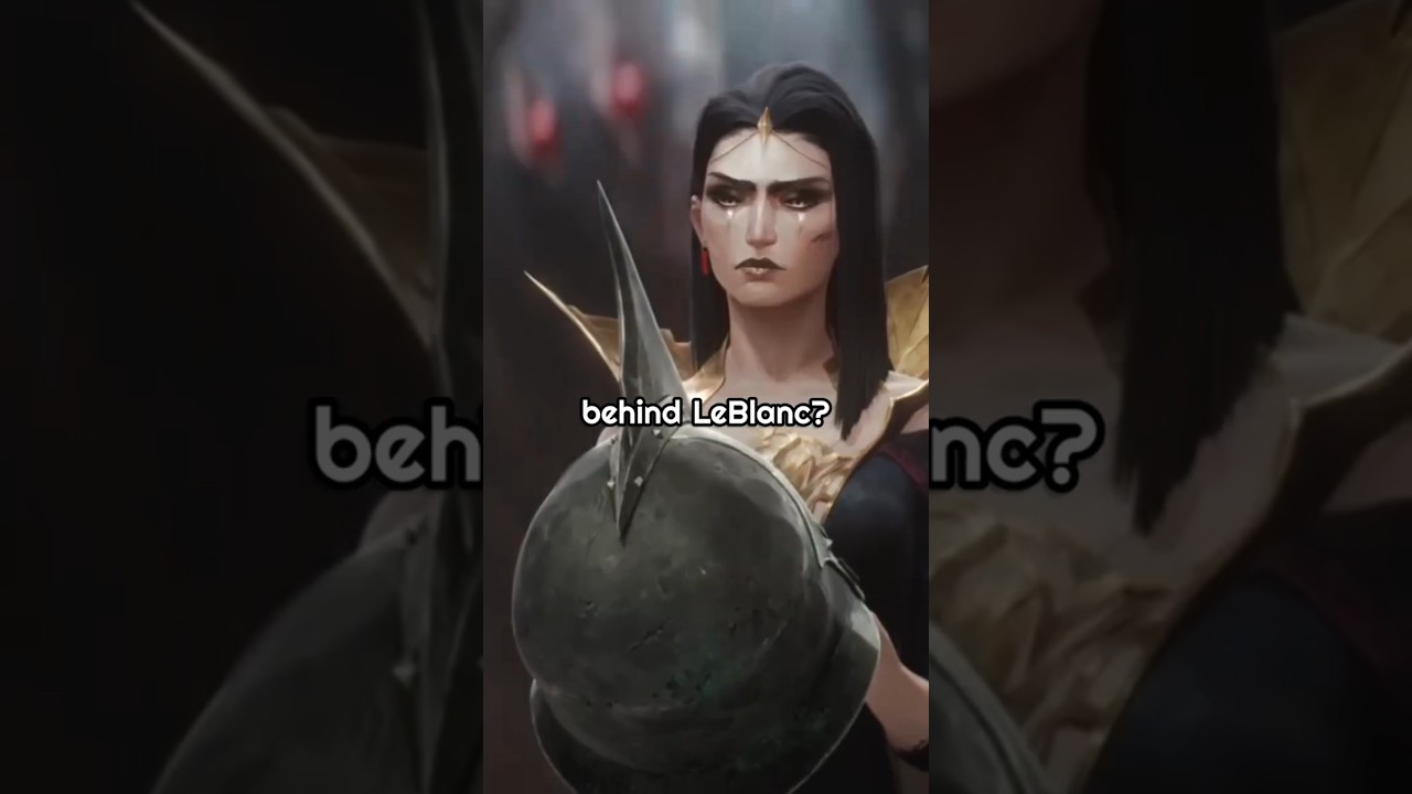 What is the CREATURE standing behind Leblanc? #shorts #arcane #leblanc #noxus #leagueoflegends