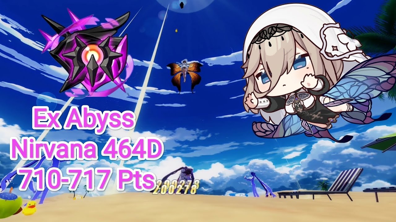 [Honkai impact 3] Nirvana Abyss:Li Sushang(464D): 710-717+ Pts