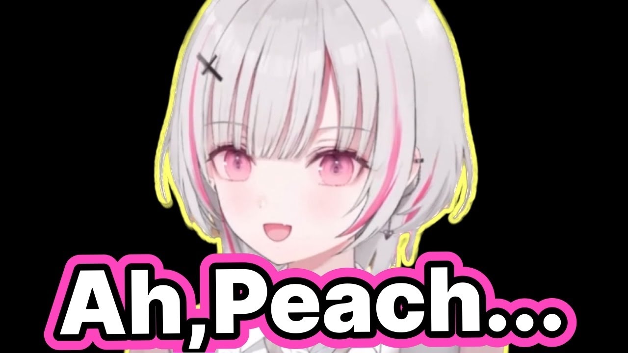 Sena is astonished at Peach's changed appearance.【vspo/Asumi Sena/Super Mario Bros. Wonder】