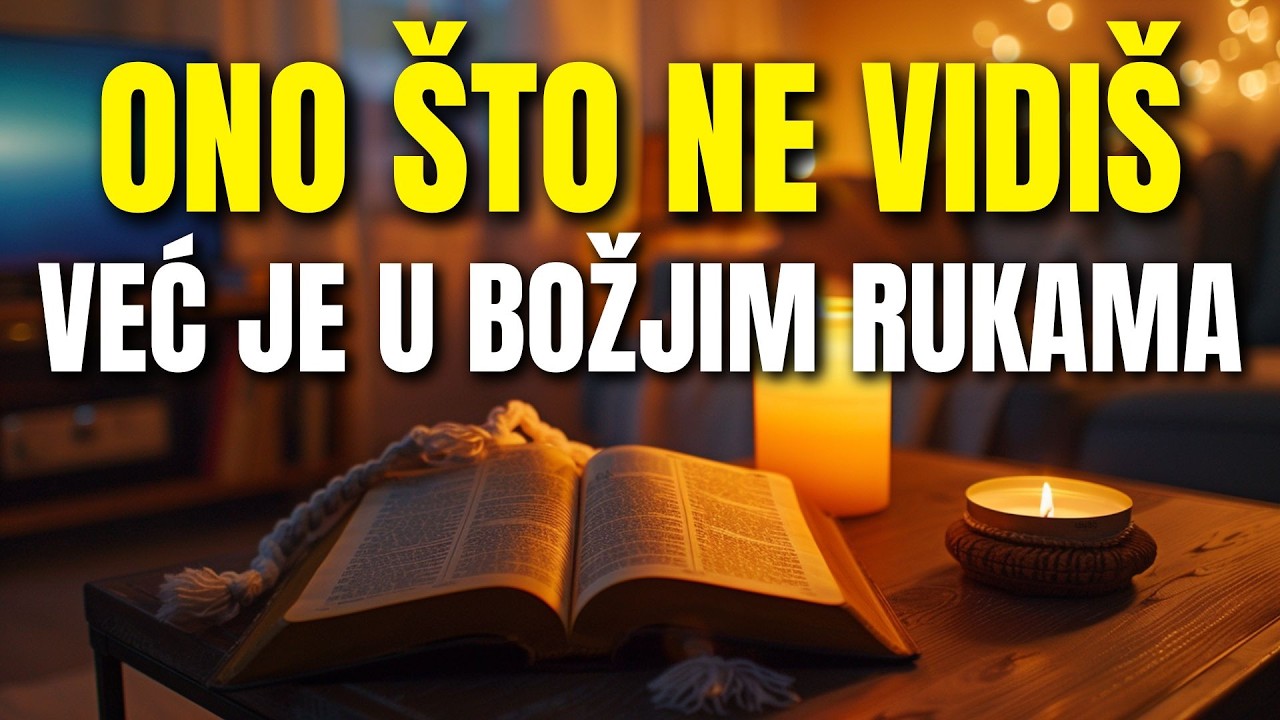 Božja briga je skrivena u satima koje tek treba da proživiš danas | Jutarnja molitva