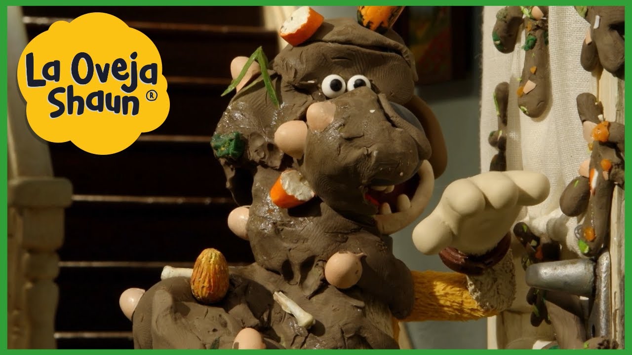 La Oveja Shaun 🐑 Perro sucio 🐑 Dibujos animados para niños