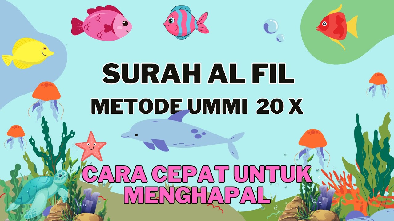 SURAH AL FIL  METODE UMMI 20x | SURAT AL FIL #metodeummi #murottaljuz30metodeummi