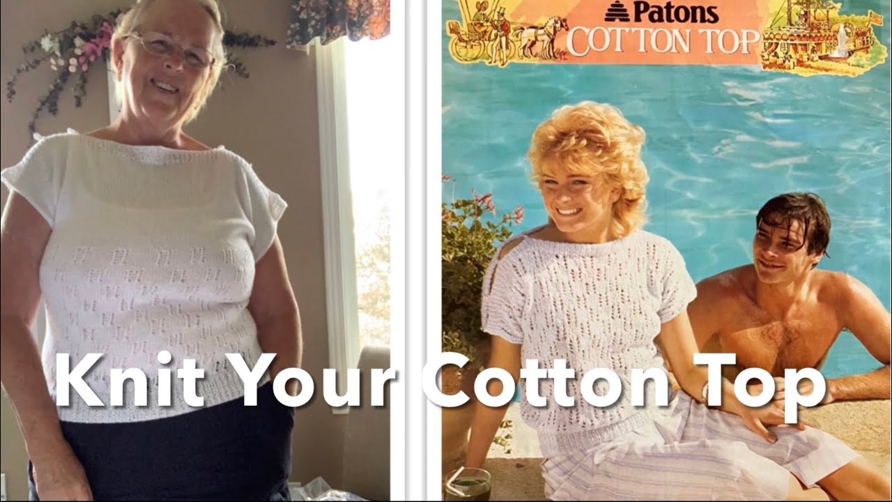 Summer Cotton Tops, easy knits for you #knitting #cottontop