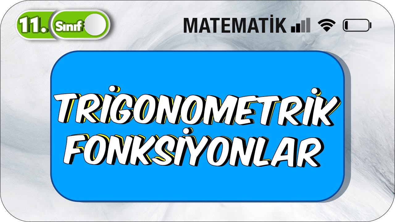 Trigonometri (Trigonometrik Fonksiyonlar)  Taktikli Konu Anlatım | 11. Sınıf Matematik #2023