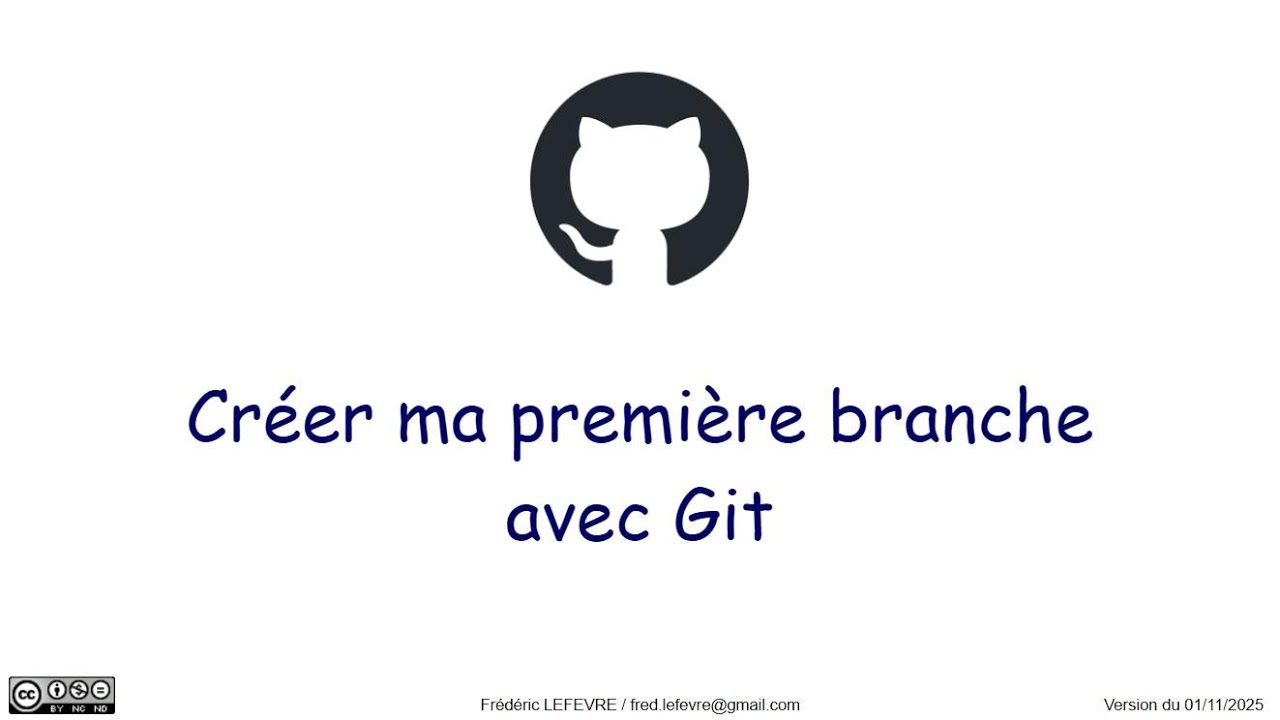 Créer ma première branche avec Git