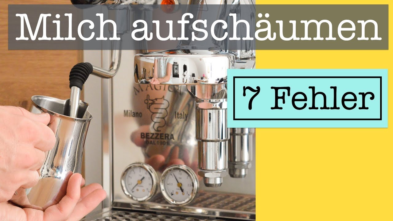 Milch aufschäumen: 7 häufige Fehler
