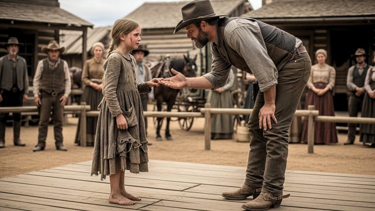 “No One Wants Me,” the Girl Cried at the Auction—Until a Widowed Cowboy Rancher Spoke Up Quietly