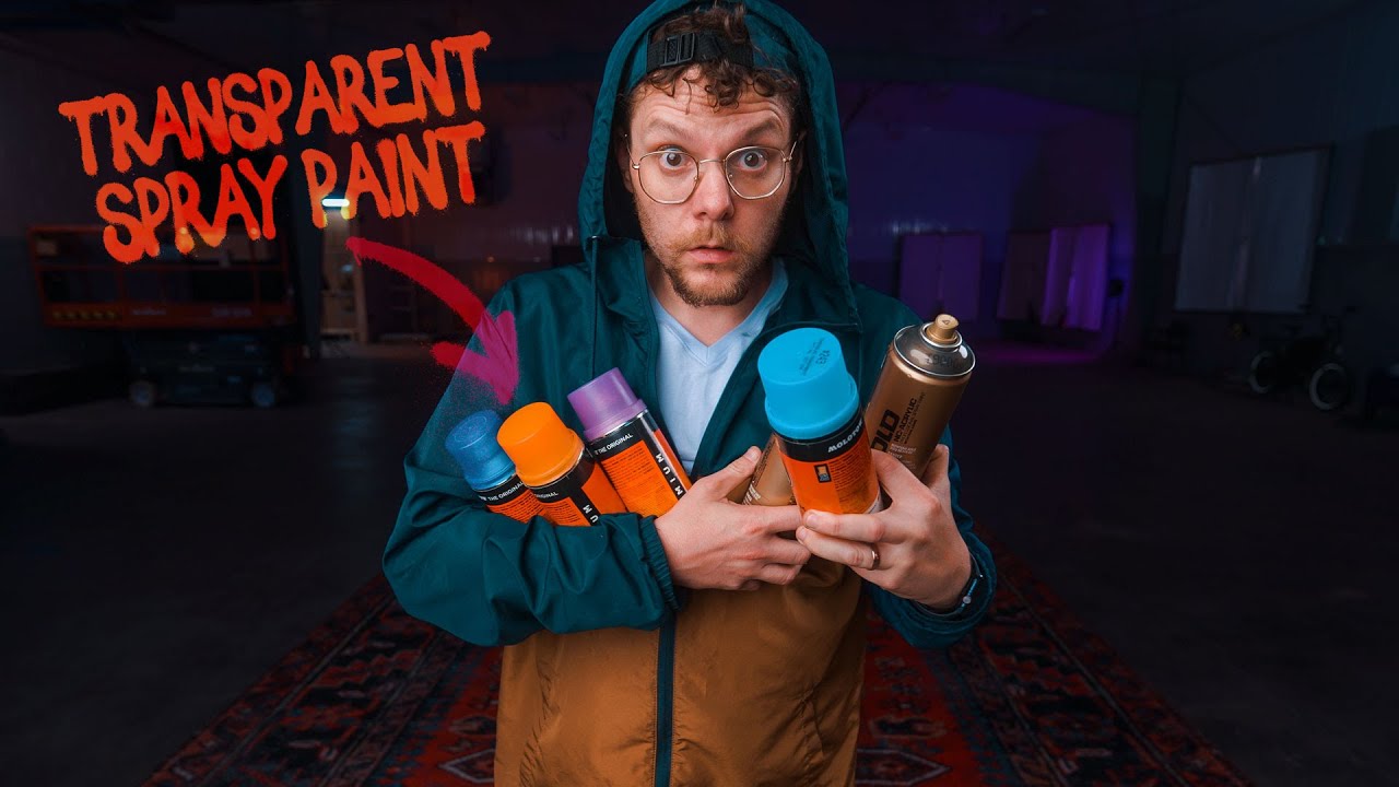 I Finally Try TRANSPARENT Spray Paint! (For Murals!)