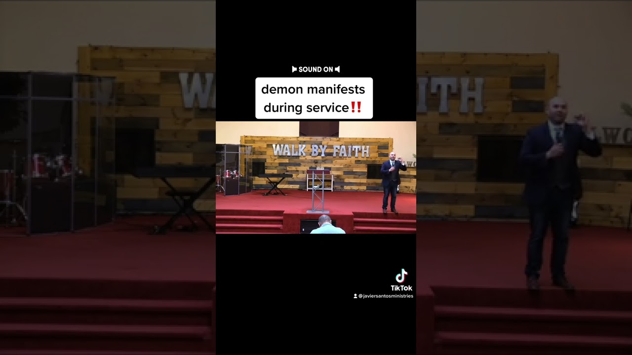 demon manifests during service‼️