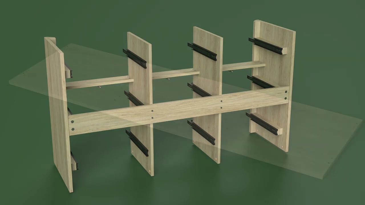 Installation Video for Arched 9-Drawer Cabinet