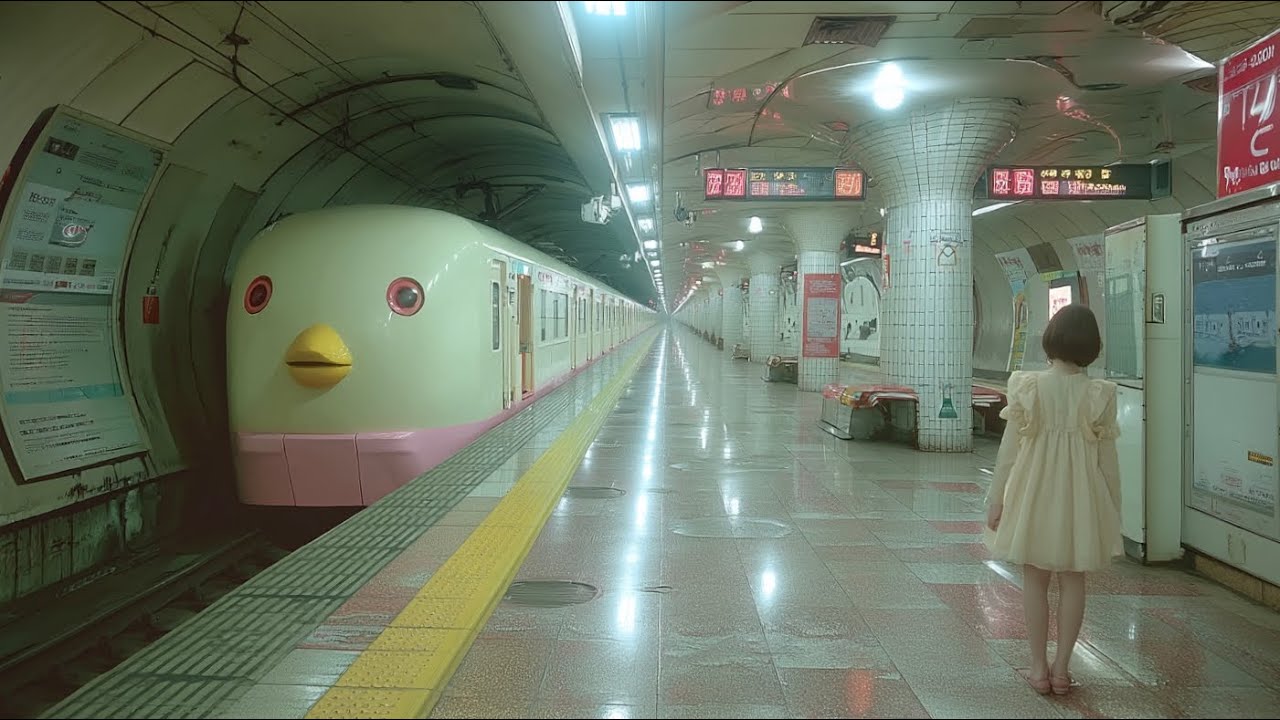 どこかの地下鉄の駅で、まだ迷子です